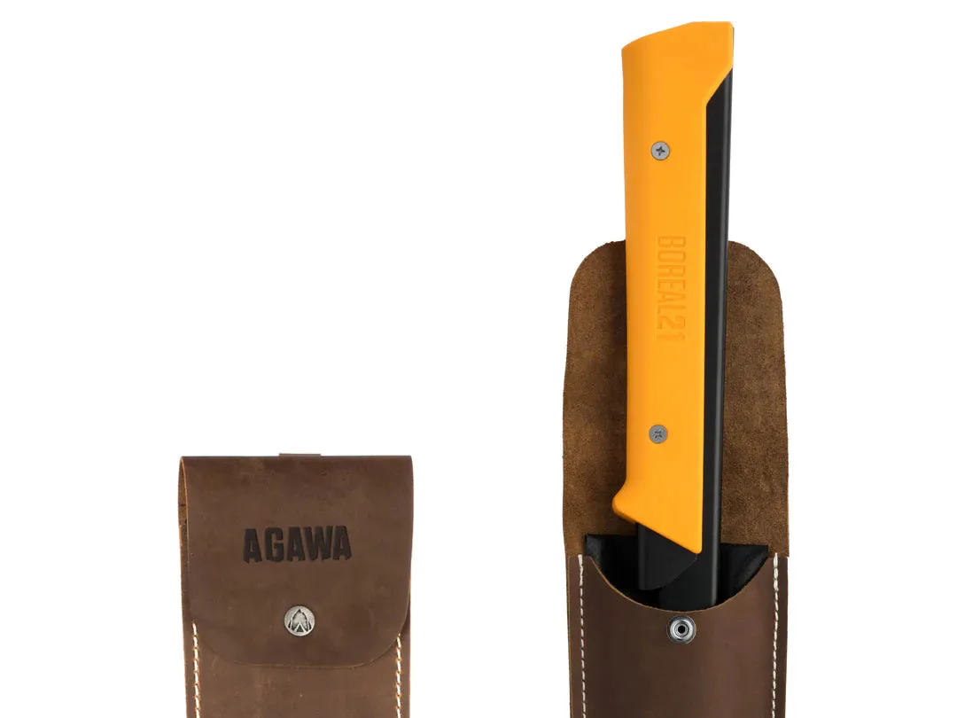 Agawa Crazy Horse Leather Sheath