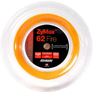 Ashaway Zymax 62 Fire Badminton String - 200m Reel