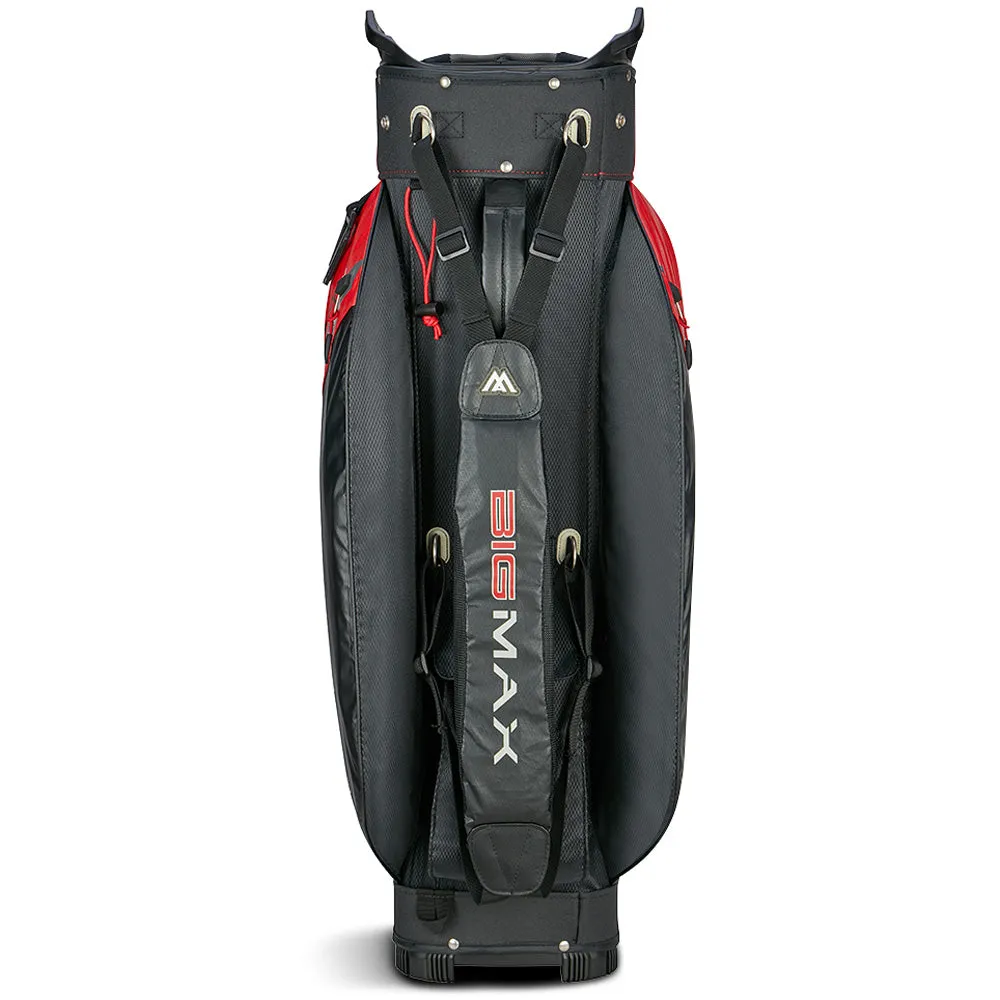 Big Max Aqua Tour 4 Waterproof Cart Bag - Red/Black