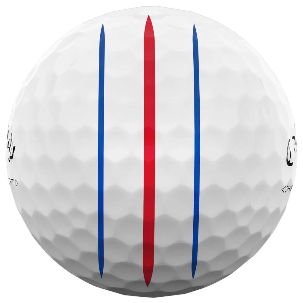 Callaway Chrome Soft Triple Track Golf Balls - White - 12 Pack