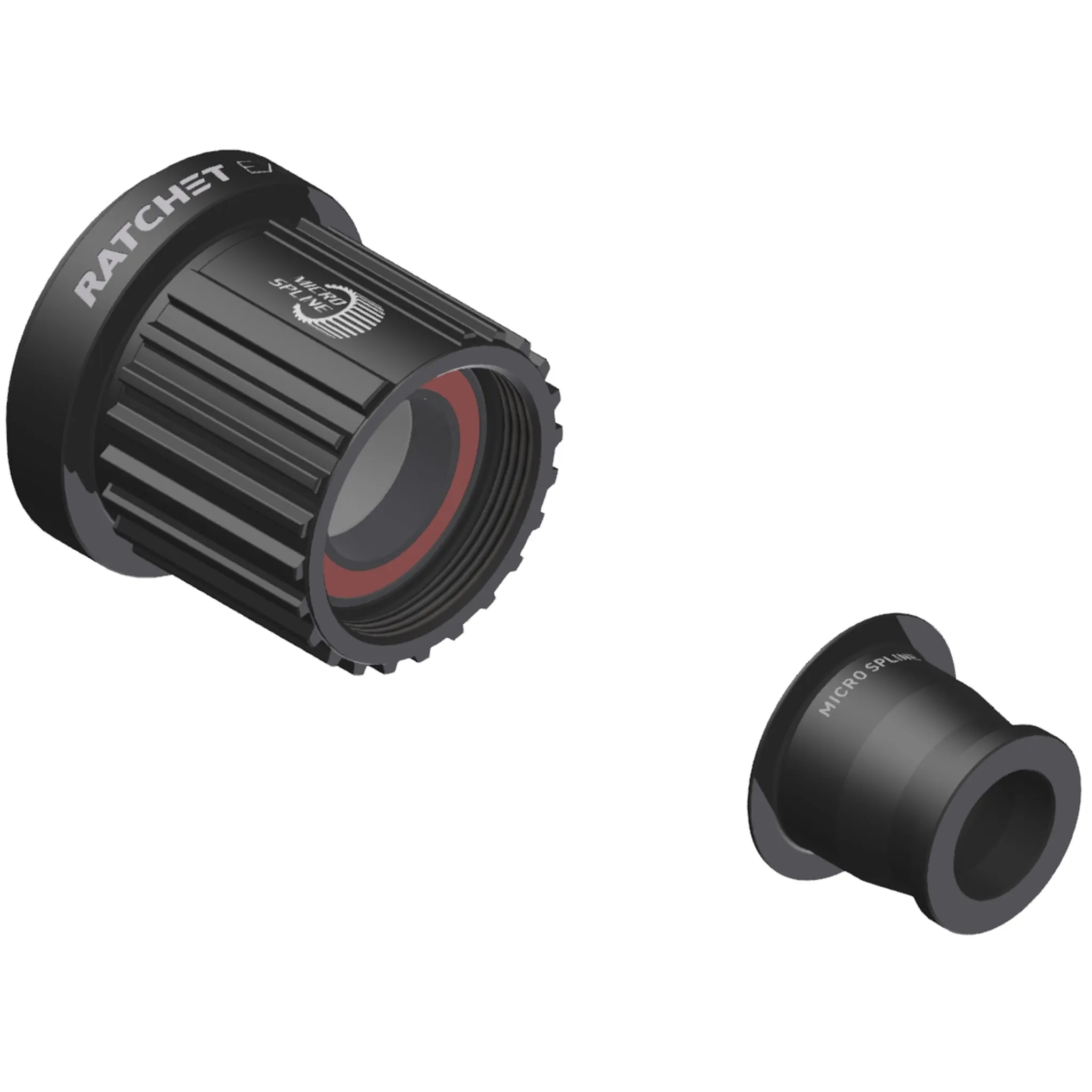DT Swiss Ratchet EXP Freehub Body - Shimano Micro Spline Light Aluminum Sealed Bearing Kit w/ End Cap 12 x 142/148 mm