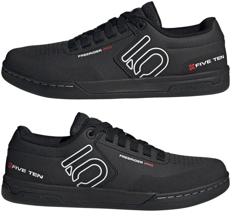 Five Ten Freerider Pro Flat Shoes - Mens Core Black/FTWR White/FTWR White 6