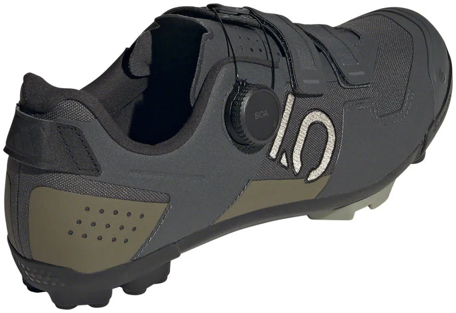Five Ten Kestrel BOA Mountain Clipless Shoes - Mens Gray Six/Silver Pebble/Olive Strata 13