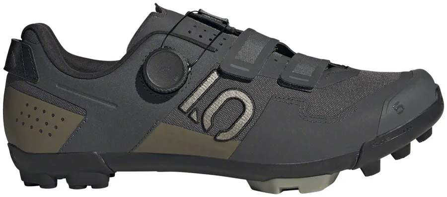 Five Ten Kestrel BOA Mountain Clipless Shoes - Mens Gray Six/Silver Pebble/Olive Strata 7