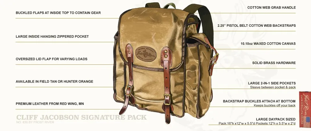 Frost River Cliff Jacobson Pack