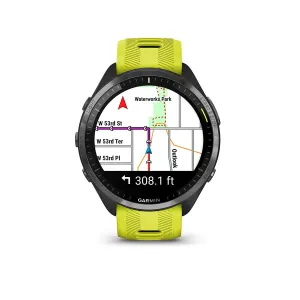 Garmin Forerunner 965 Watch Watch Color: Amp Yellow Wristband: Amp Yellow/Black - Silicone