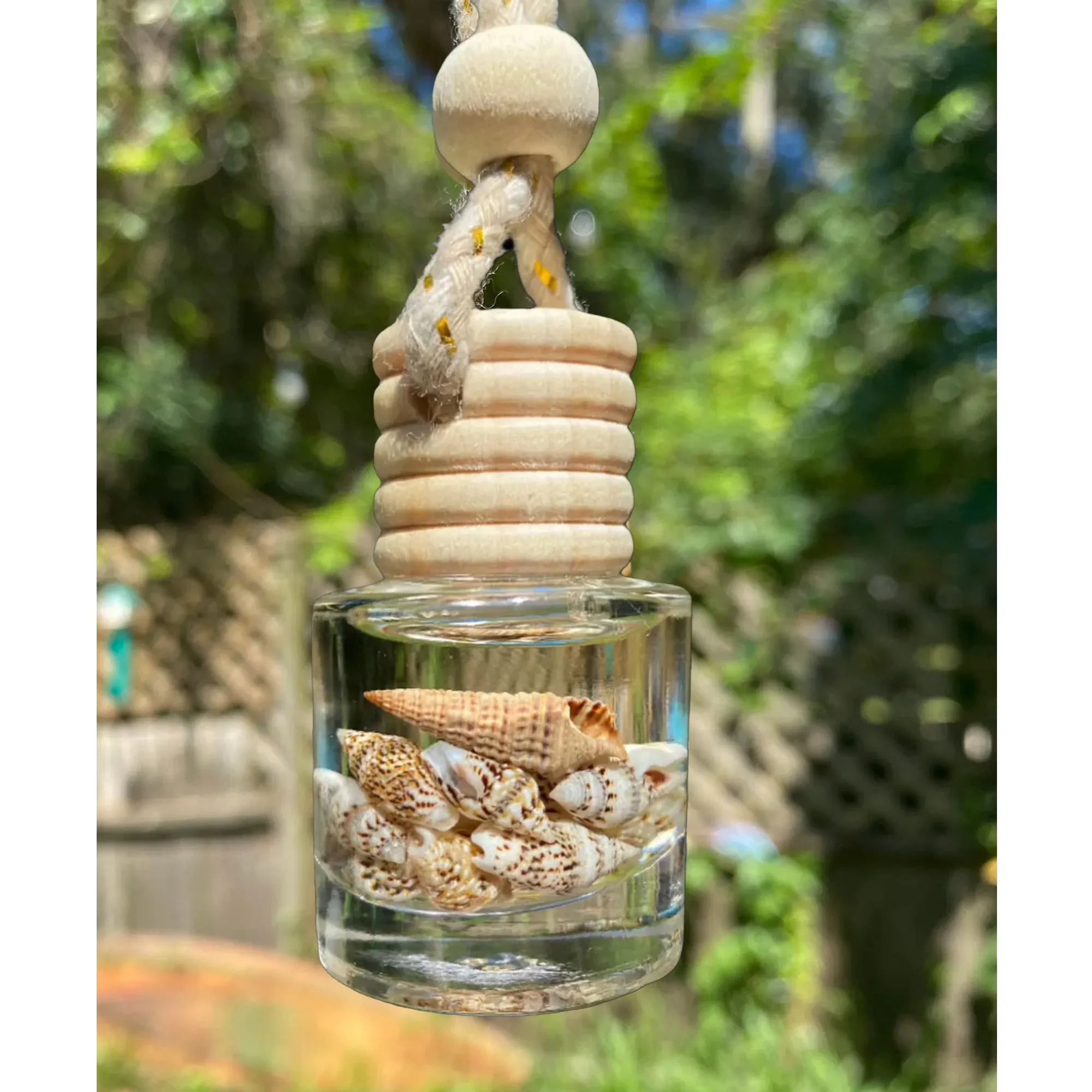 Hammockma Shell Round Car Air Fresheners - Mountain Honey