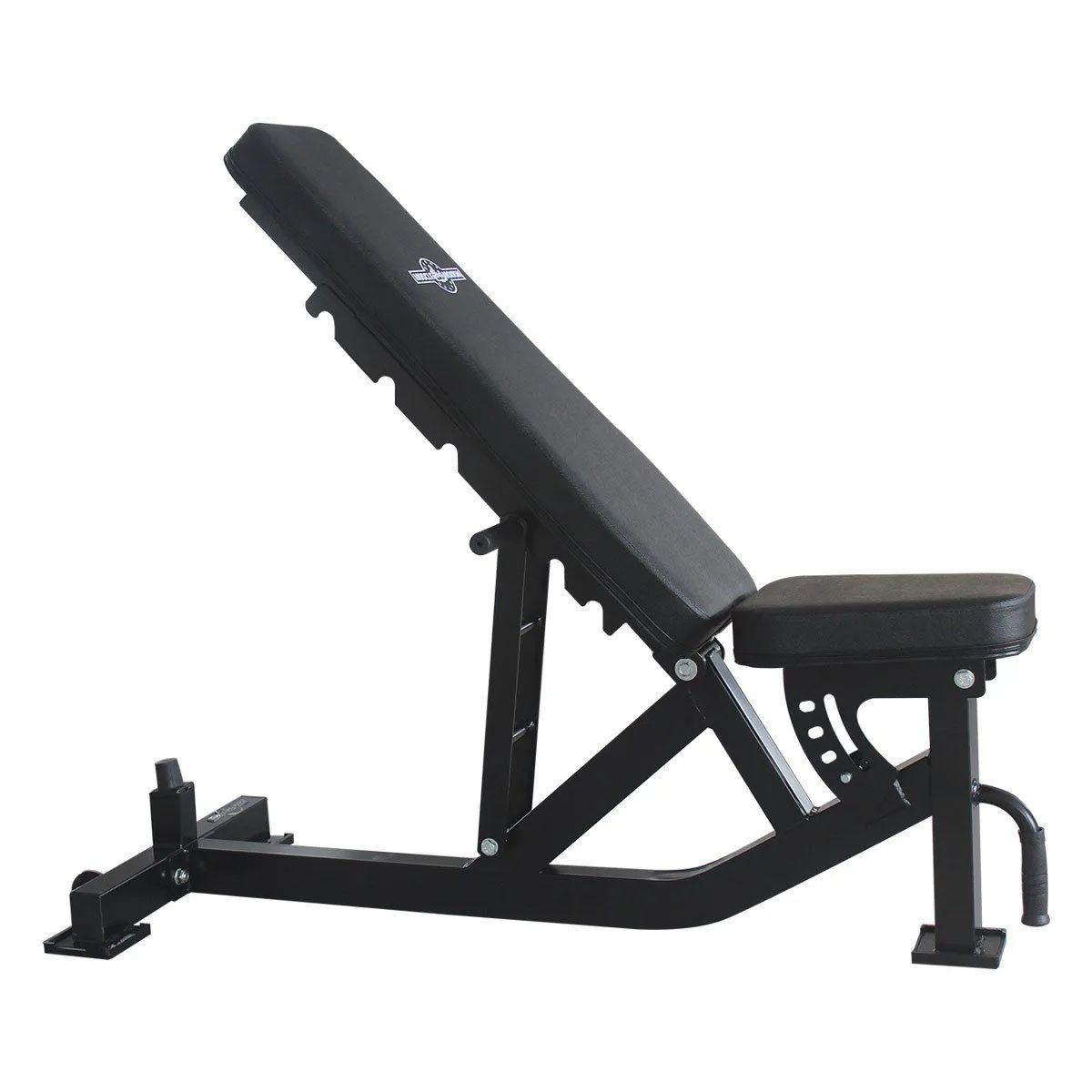 Muscle Motion PR1012 Package- Power Rack   Bench   Bar   100kg Bumper Weight Plates