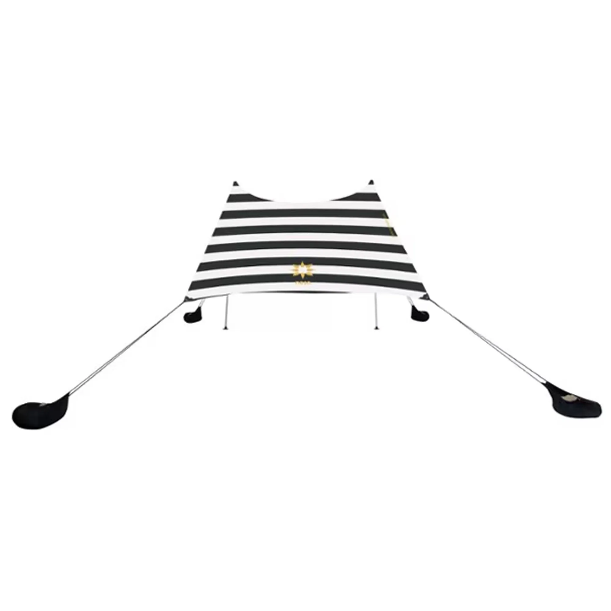 Neso Grande Prints Beach Tent - Black/White Stripes