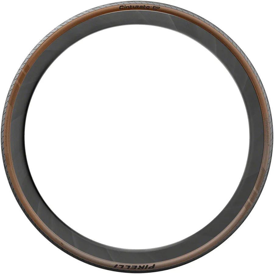 Pirelli Cinturato EVO TLR Tire - 700 x 32 Tubeless Folding Classic Tan TechWall Road SmartEvo AS