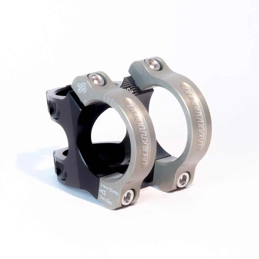 Renthal Apex 35 Stem - 33mm 35 Clamp  /-6 1 1/8" Aluminum Black/Gold