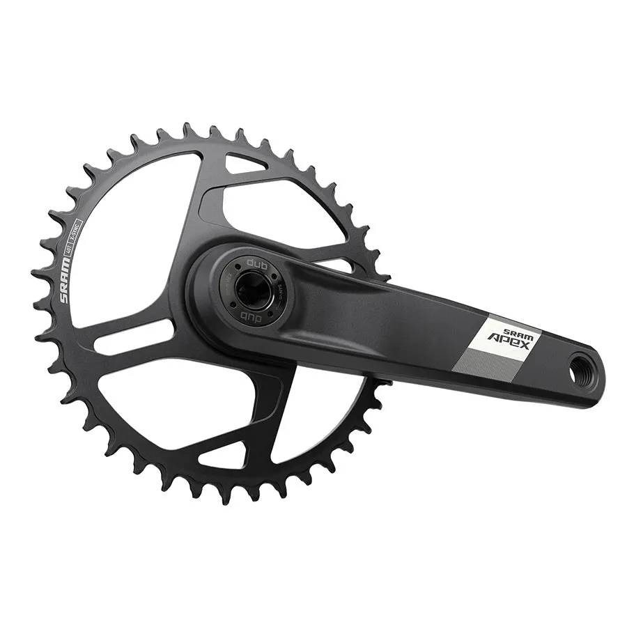 SRAM Apex 1 Wide Crankset - 165mm 12-Speed 40t Direct Mount DUB Spindle Interface BLK D1