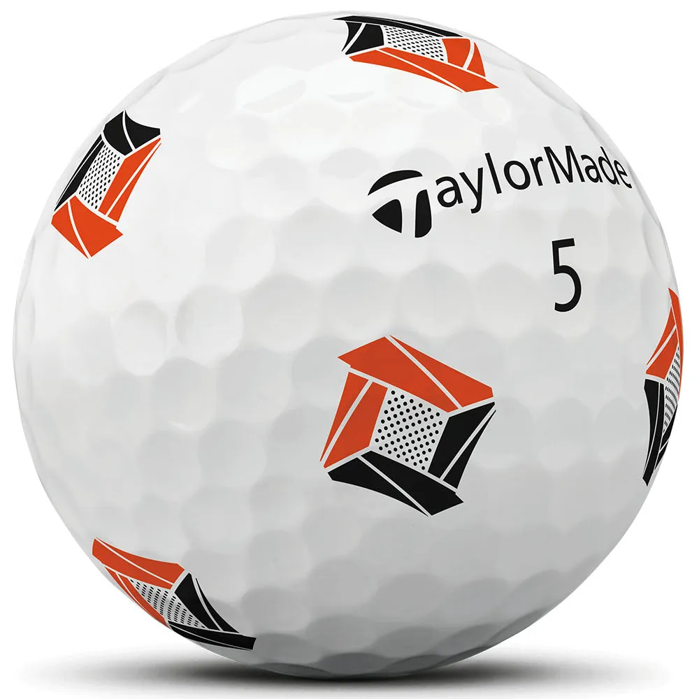 TaylorMade TP5 Pix 3.0 Golf Balls - White - Double Dozen
