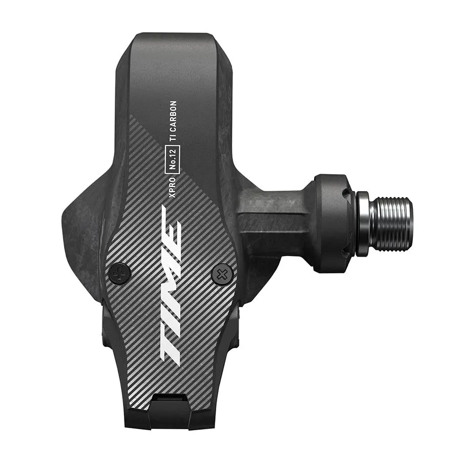 Time XPRO 12 Pedals - Single Sided Clipless Carbon 9/16" Ti/Carbon/Silver QF 53 B1