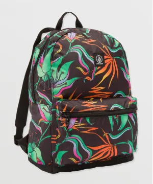 Volcom BT Packable Backpack - Black/Green