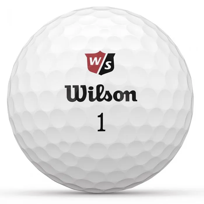 Wilson DUO Soft  Golf Balls - White - Personalised Text