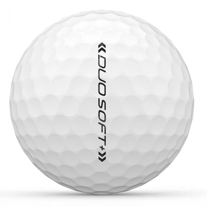 Wilson DUO Soft  Golf Balls - White - Personalised Text